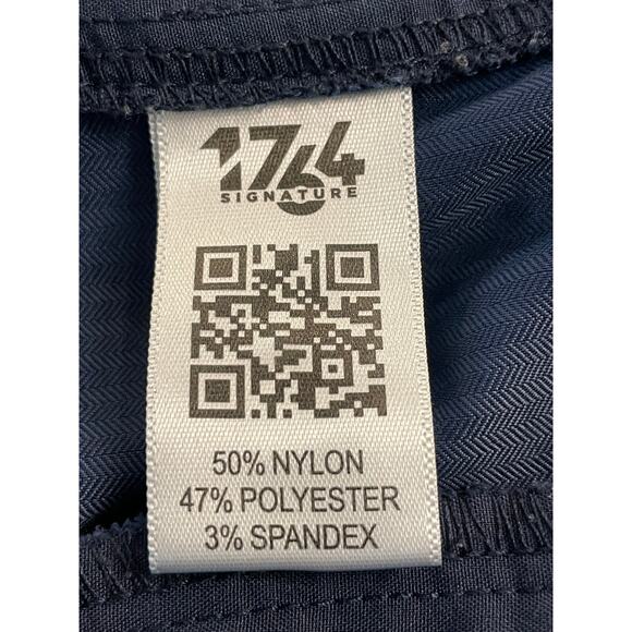 1764 signature.com Navy "REID" Shorts for men. 34 - Picture 4 of 9